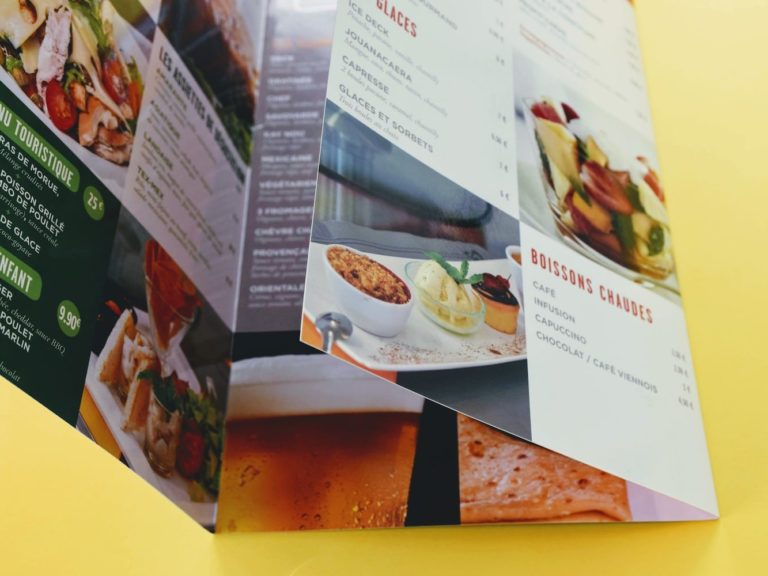 Menus Caraib Ediprint Imprimerie Martinique