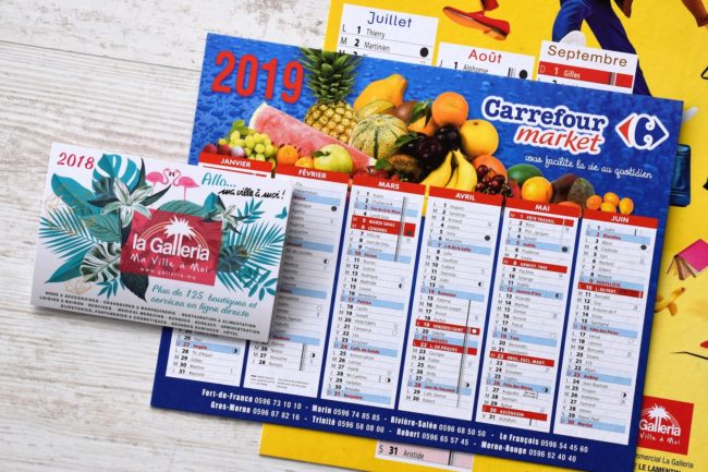 Calendriers Caraib Ediprint Imprimerie Martinique